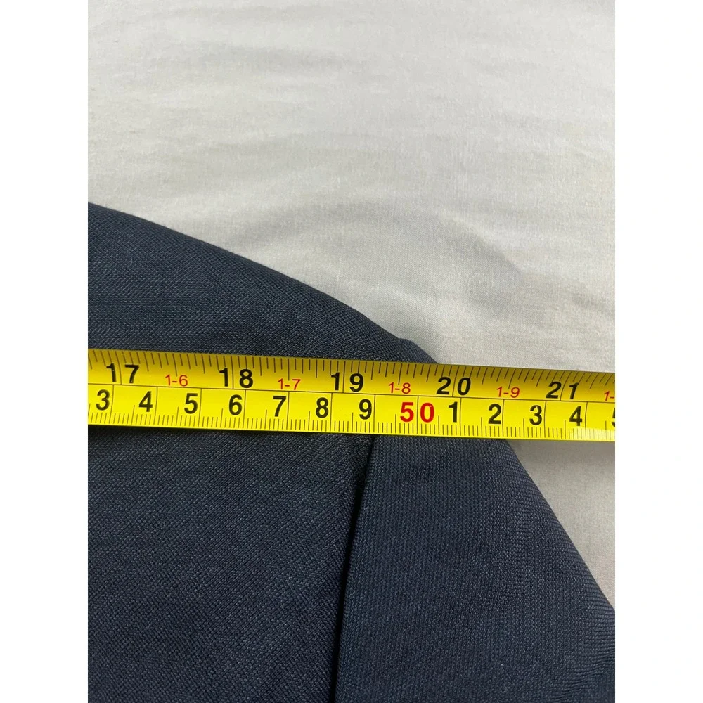 Pronto Uomo Platinum Wool Blazer Executive Fit Mens 44R Navy Blue Sport Coat‎